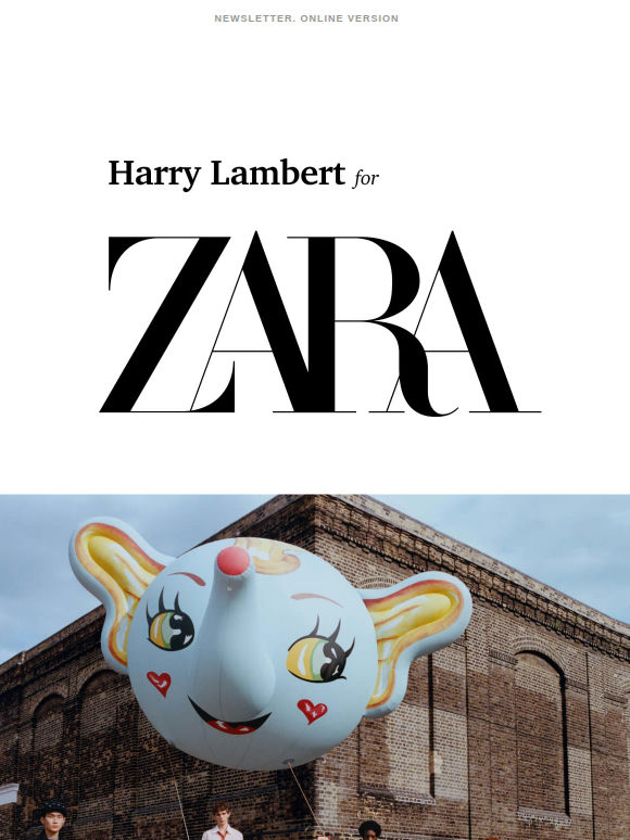 Harry Lambert for ZARA returns for the second collaboration with "Cutie Circus"