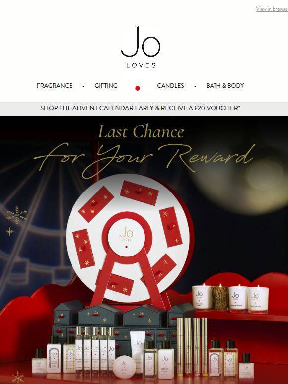 Your Advent Calendar Gift Ends Today