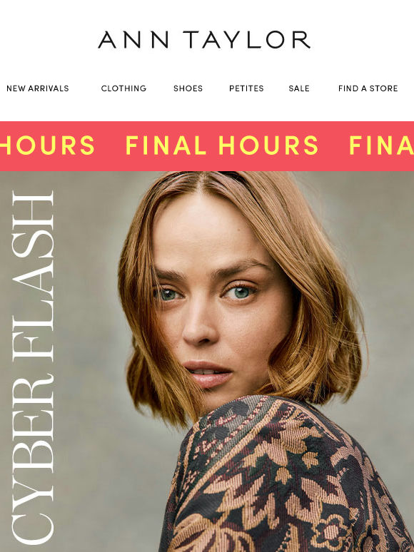 LAST CALL For Cyber! 40% Off + $50 Off $200+