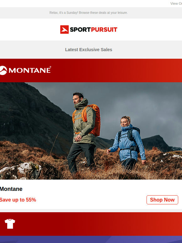 Up to 70% Off: Montane | Polo Shirts  | Brooks - Price Drop | Elliker | Wilde & King