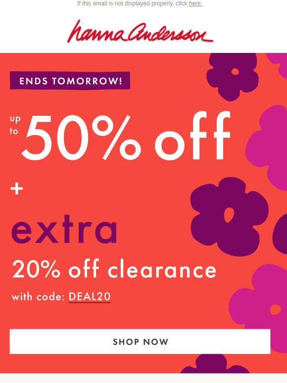 🚨Sale Alert🚨 Extra 20% Off Clearance + Up to 50% Off