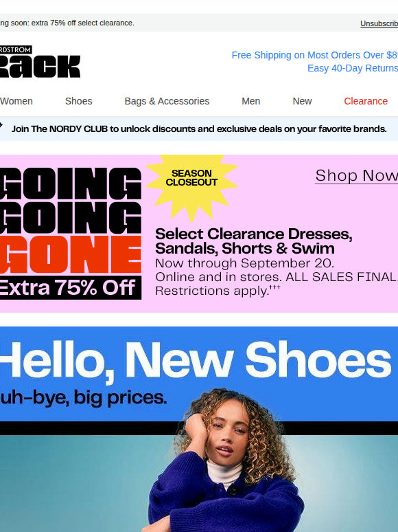 Shoe deals? Yes, please