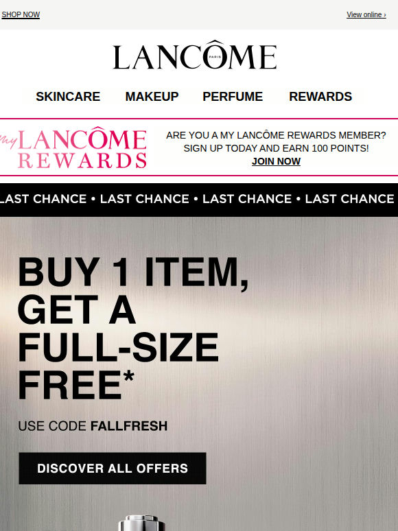 Final Hours: Buy 1, Get a Full-Size Complimentary