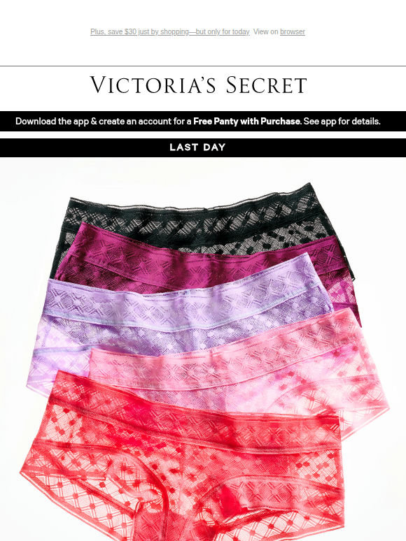 Final Hours: 7/$35 Panties Ends Tonight