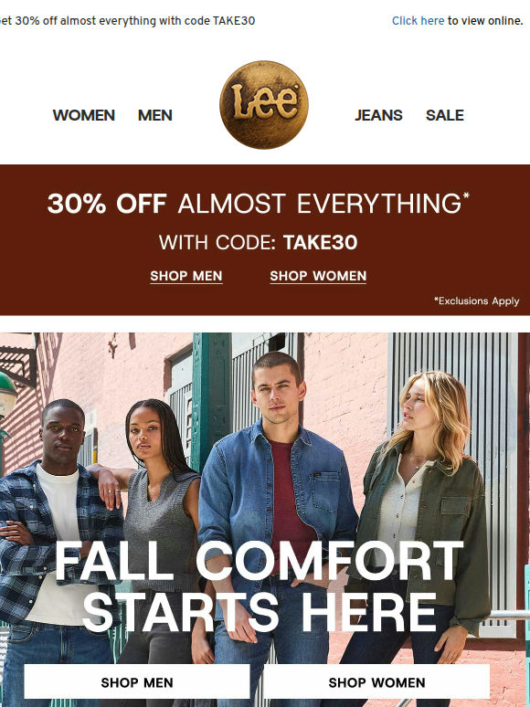 Fall into comfort