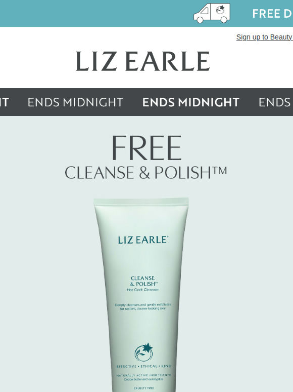 Don't miss your FREE Cleanse & Polish™🎁