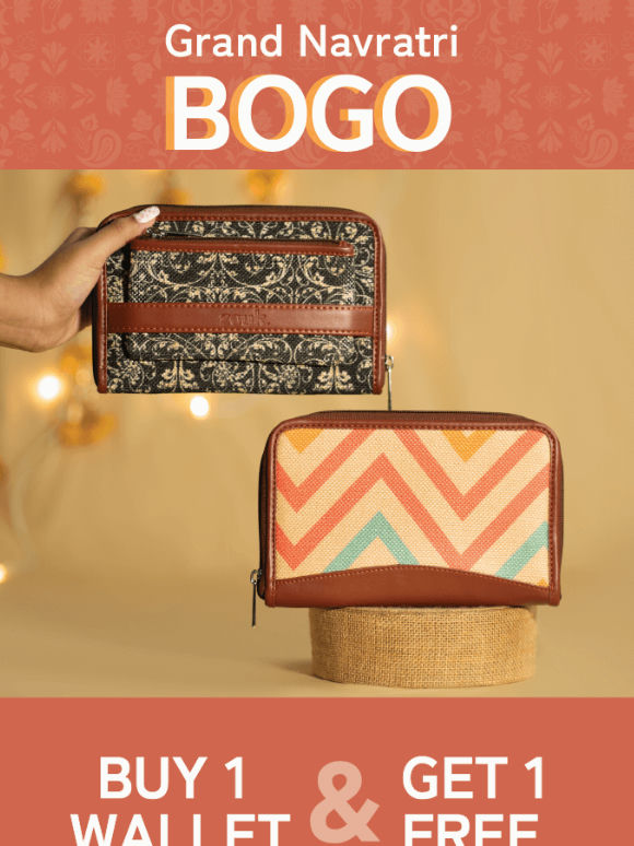 Buy 1 Wallet & Get 1 FREE - Grand Navratri BOGO Sale