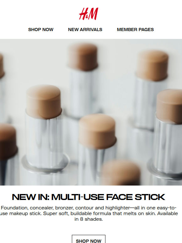New in: Multi-use Face Stick