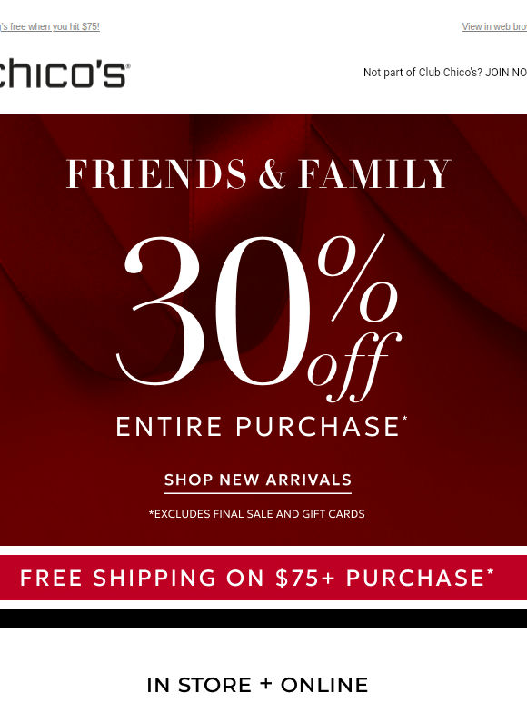 Don’t miss 30% off MARKDOWNS!