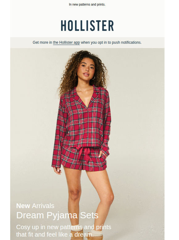 Cosy up in new pyjama sets.