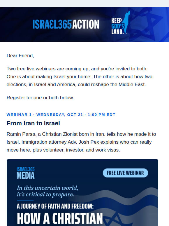 You’re invited: 2 Live Webinars this week