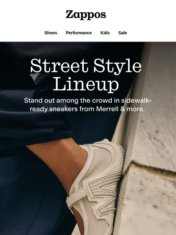 Your city uniform starts with sneakers