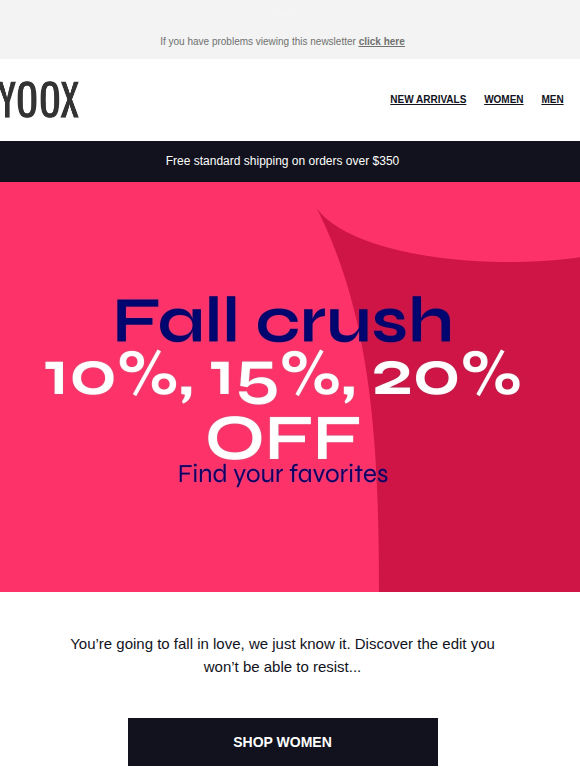 Your new fall crush is here! 10%, 15%, 20% OFF 🤎