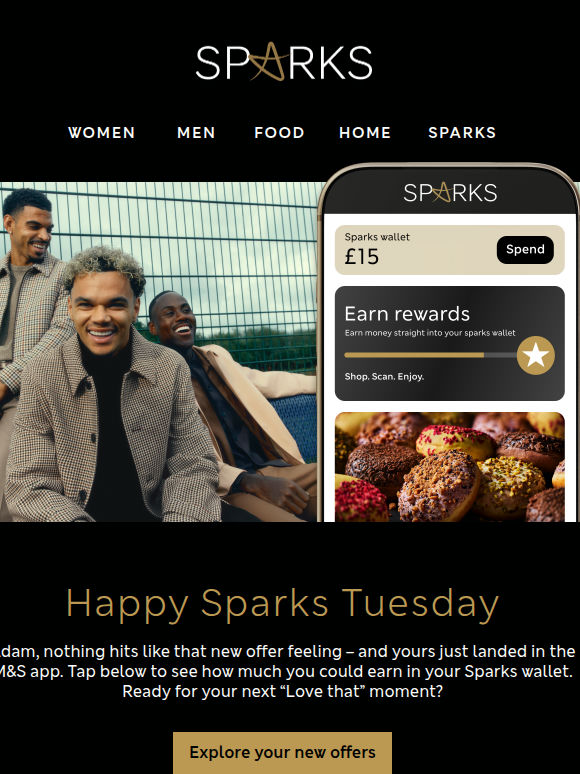 You've got new Sparks offers 🚨