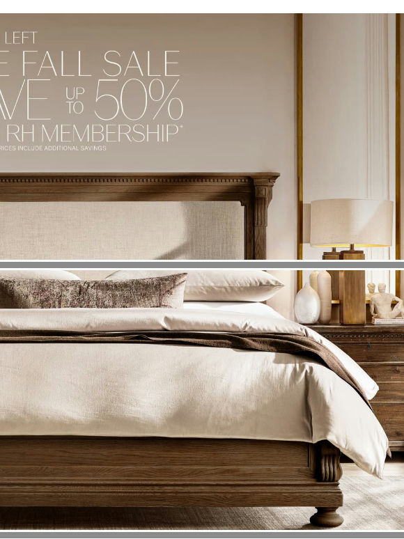 Two Days Left. Save Up to 50% on Living, Dining, Bedroom & More.