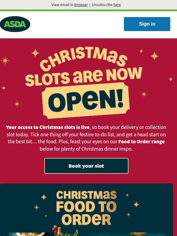 Your access to Christmas slots is live! 🎅🍽️