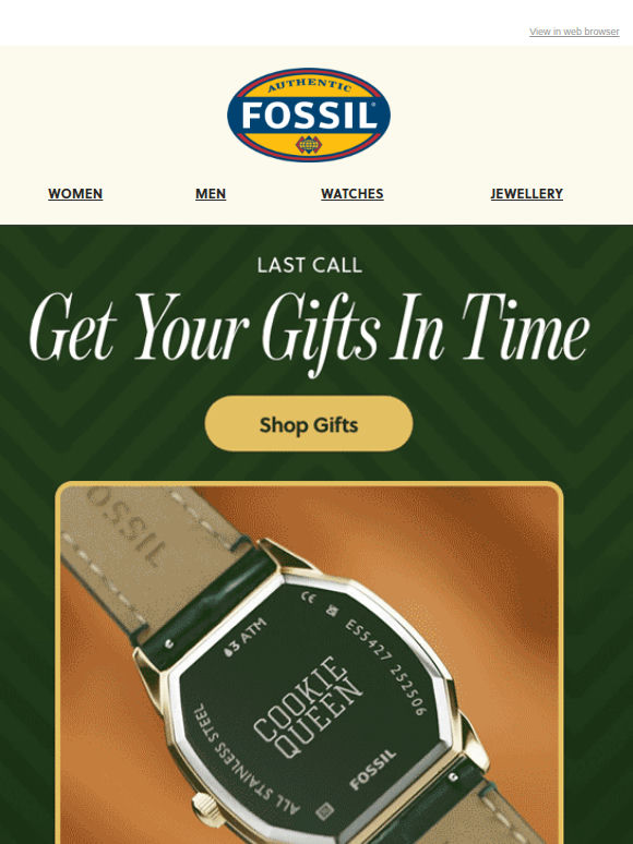 Last Call For Personalised Gifts