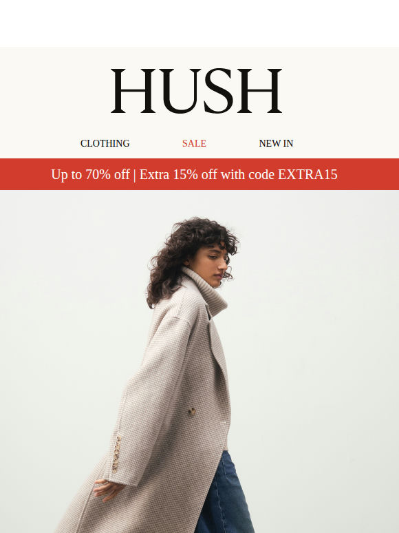 New double-faced wool coats just in