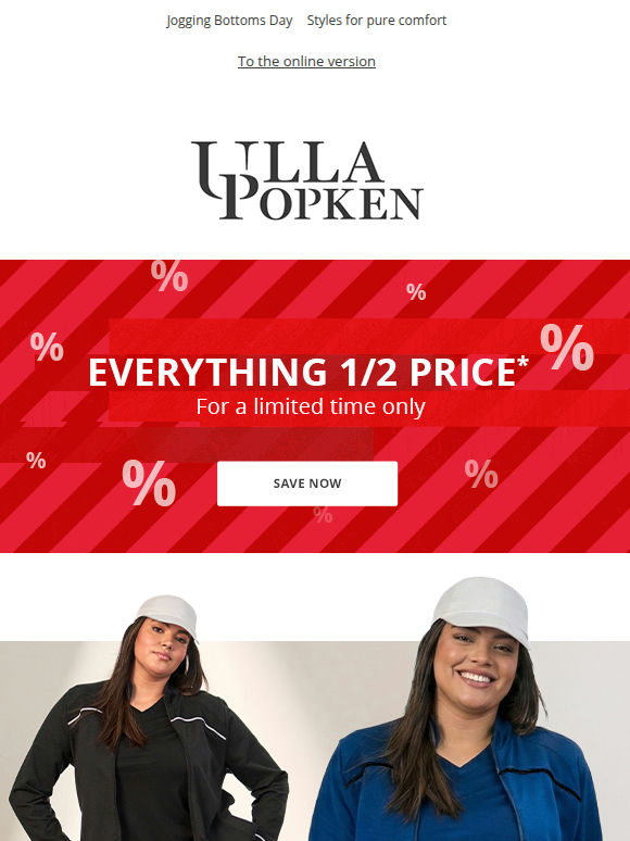 Everything at half price - 💰 Bargain alert!