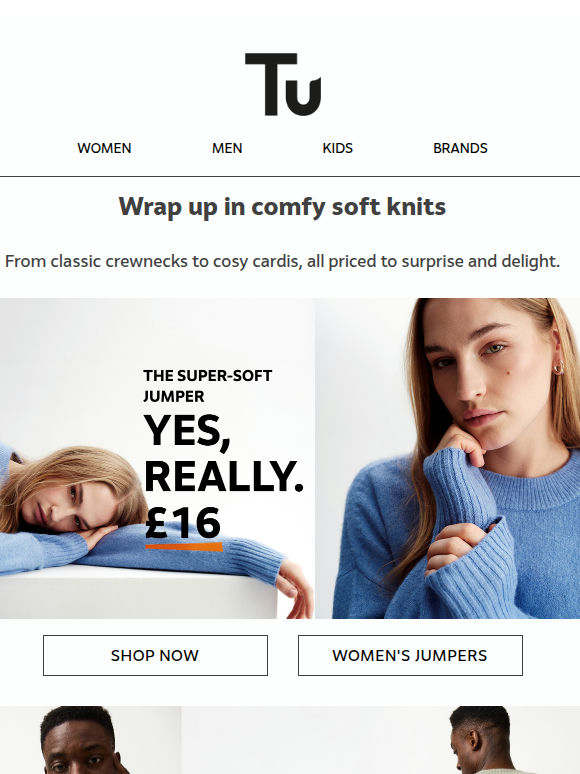 Cosy knits – incredible value