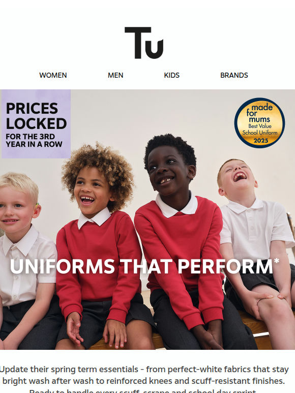 School uniform best sellers for Spring