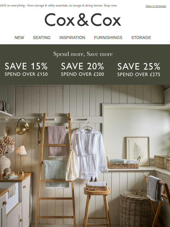 Don't miss up to 25% OFF full priced items this weekend!