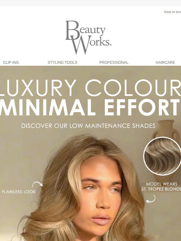 Low maintenance, high impact colour ⚡