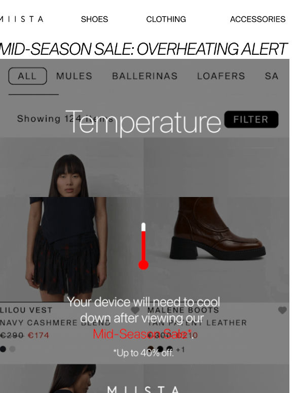 Mid-Season SALE: Overheating Alert