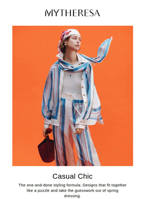 Matching sets for leisure and chic moments