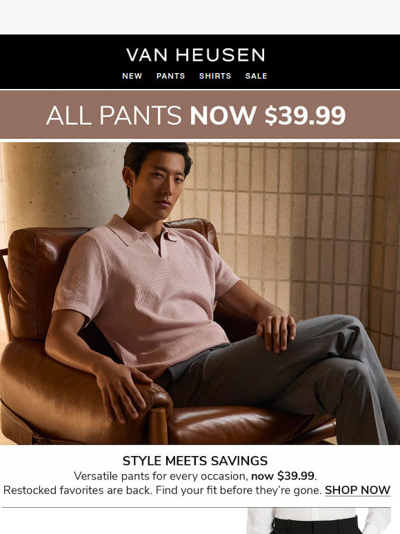 All Pants Now $39.99 👀