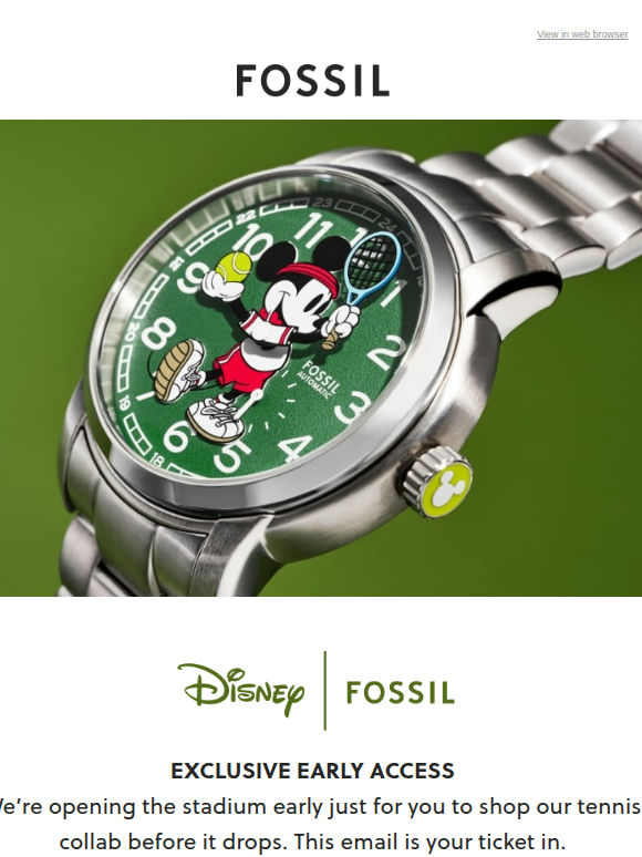 🎾Early Access: Disney | Fossil Tennis