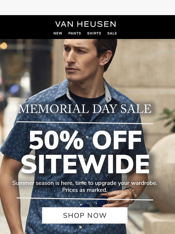 50% OFF SITEWIDE 💥