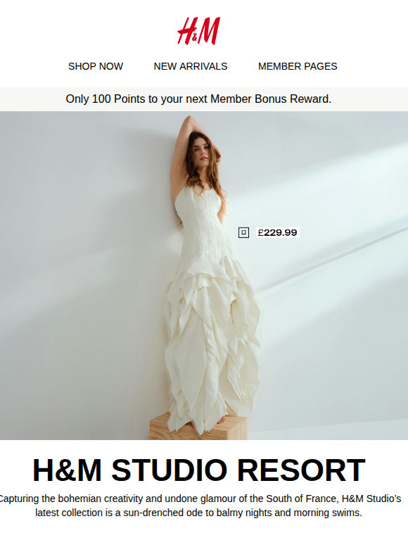 Just dropped: H&M Studio Resort