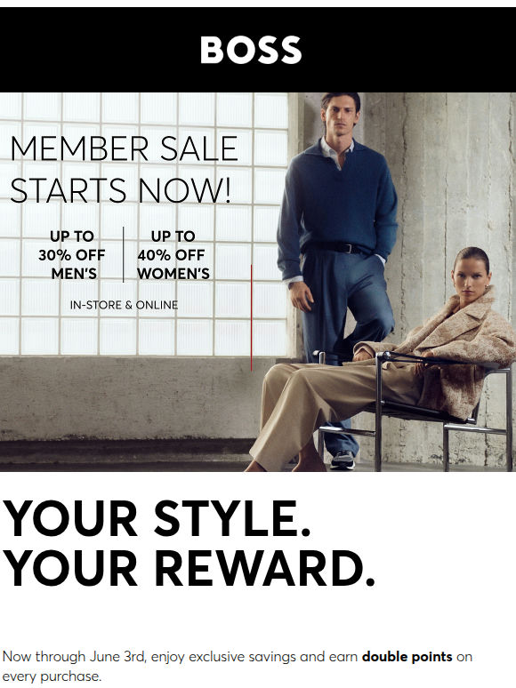 Member Sale Starts Today!