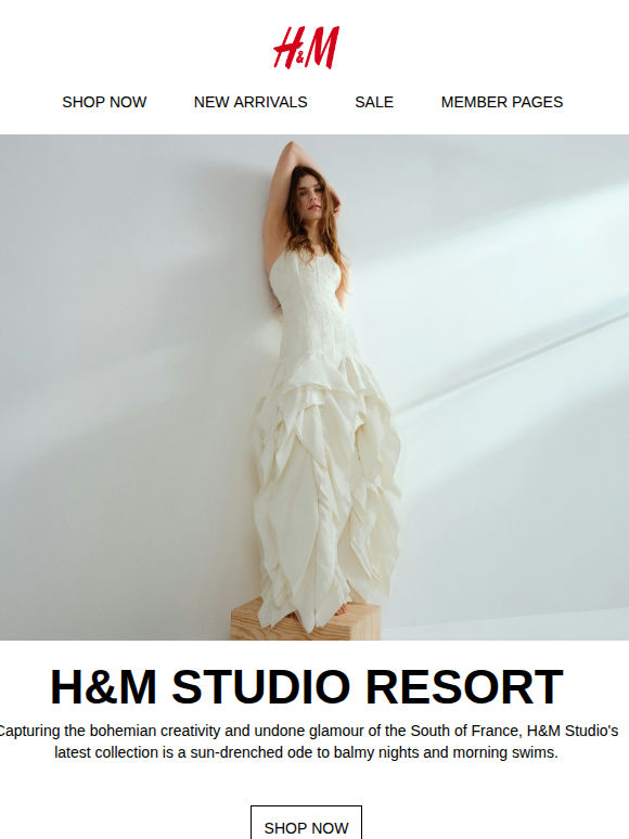 Just dropped: H&M Studio Resort