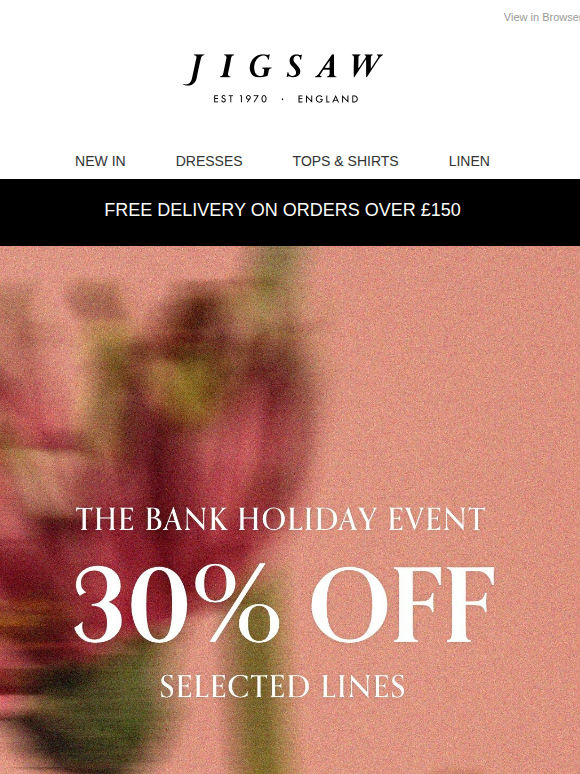 30% Off | The Linen Edit