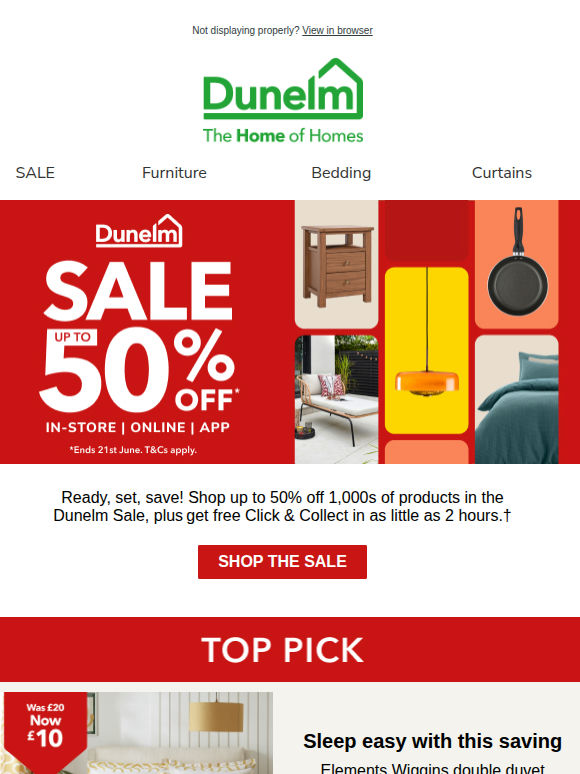 The Dunelm Sale is here!
