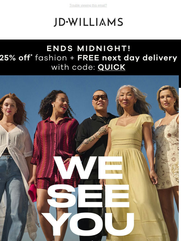 ⏰ Ends midnight: FREE next day delivery