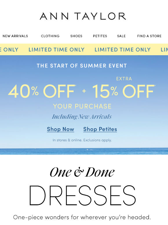 Your New Favorite Dresses Are 40% Off