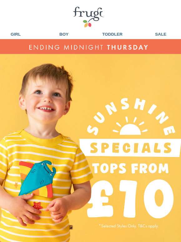 Tops from £10? Don’t miss this ☀️