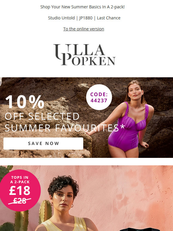 Ends soon ⏰: 10% off selected summer arrivals!
