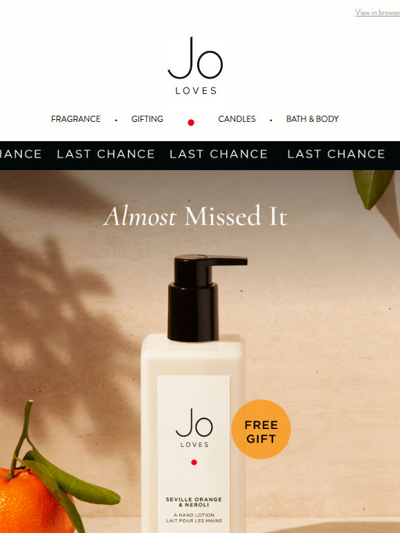 Last Chance for Your Summer Gift