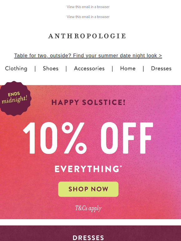see off the longest day w/ 10% OFF EVERYTHING*