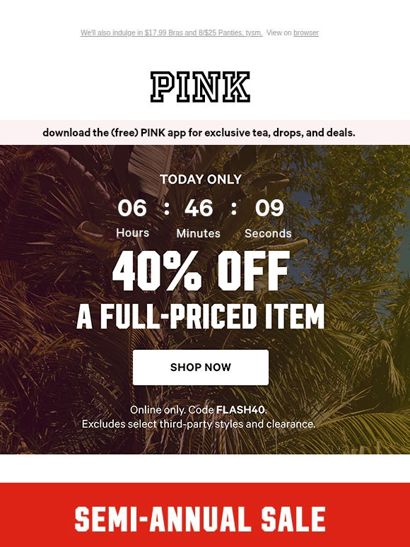BIG Yes to 40% Off (Today Only) 🙂‍↕️