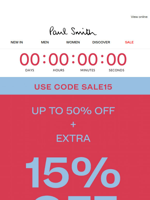 Extra 15% Off: Final Hours