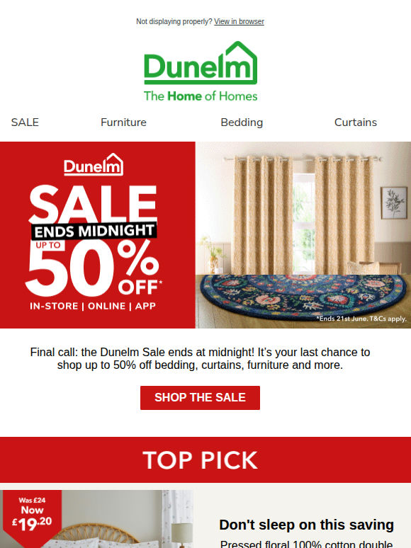 ENDS MIDNIGHT: Up to 50% off 1,000s of products