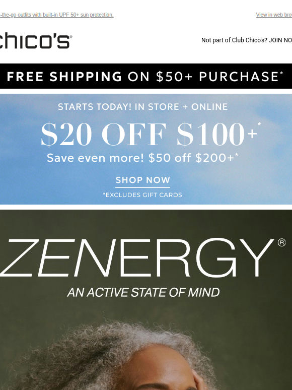 Land to Latté: Zenergy® Sets Do It All +  $20 off $100 (Excl. apply)