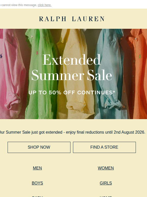 Summer Sale: Extended