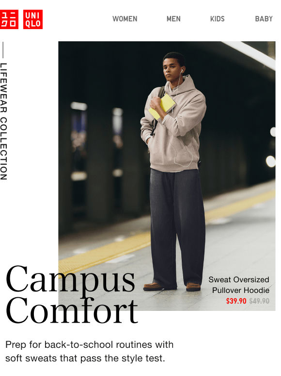 School sweats with Straight A softness