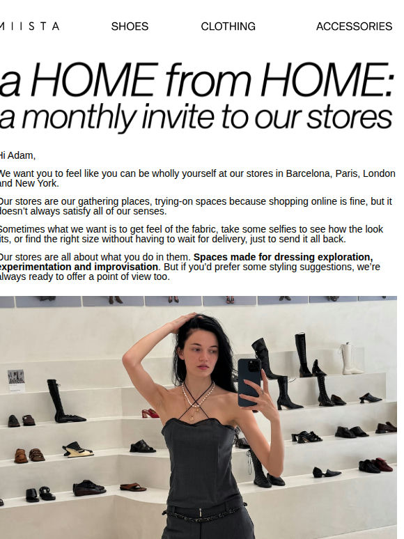 a HOME from HOME: Your invite to our Stores